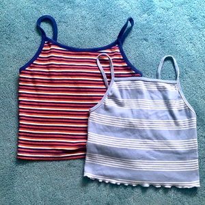 Bundle of Forever 21 Tank Tops cropped Womens Size S